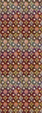 Karalama çiçekleri çizim kalıbı. Sanat, çiçeklere ilham verir ve arka plan bırakır. Kahverengi el çizimi. Raster deseni.