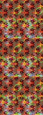 Kırmızı ve kahverengi renkte çiçekler. Nazikçe, güzel çiçek arkaplanı. Raster çiçek desenli ve çiçekli..