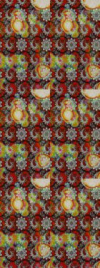 Karalama çiçeği. Renkli Bahar Teması eskiz kalıbı. Güzel kumaş deseni. Raster illüstrasyonu. Düz Çiçek Elementleri Tasarımı. Zentangle soyut çiçekleri.