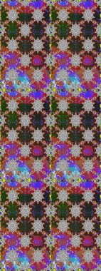 Gri ve kahverengi renklerde güzel çiçekler ve yapraklarla kusursuz desen, suluboya çiçek deseni, duvar kağıdı, kart ya da kumaş için fayanslı. Raster illüstrasyonu.