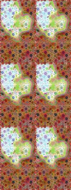 Ton halinde. Suluboya desensiz çiçek buketi. Dekorasyon ve tasarım için güzel bir desen. Çiçeğin suluboya çizimlerinin mükemmel deseni. Moda yazdırma.