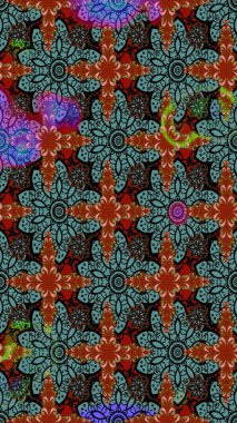 Çiçek desenli eskiz, yaz çiçekleri. Renkli Bahar Teması eskiz kalıbı. Düz Çiçek Elementleri Tasarımı. Mavi ve siyah renkte çiçekler.