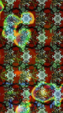 Klasik çiçek tasarımı elementleri. Raster illüstrasyonu. Kıvırcık çiçekler renkte şekillenir.