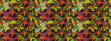 Çiçek arkaplanlı soyut zarafet eskiz deseni. Raster Güzel kumaş deseni.