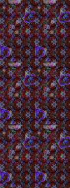 Parlak çiçekli halı renginde çizim deseni.