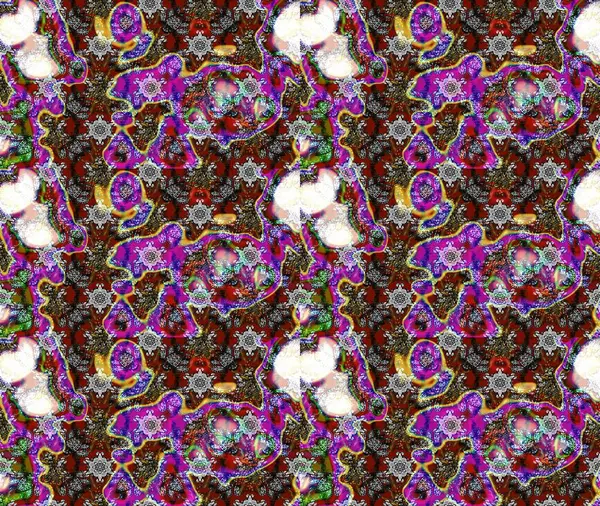 Raster güzel kumaş deseni çiziyor. Renkli Bahar Teması eskiz kalıbı. Çiçek deseni. Düz Çiçek Elementleri Tasarımı.