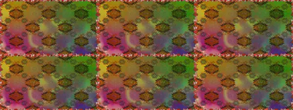 Raster dikişsiz çiçek deseni. Vadinin çiçekleri kahverengi ve yeşil renklerde.