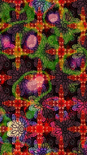 Raster - stok. Kahverengi ve siyah çiçekli eskiz deseni, suluboya çiçek deseni, sevimli çiçek, duvar kağıdı, kart veya kumaş için fayanslı.