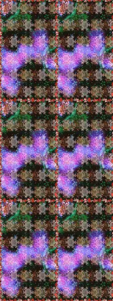 Etnik Mandala havlusu. Sınır Kızılderili çiçekli paisley patten. Kusursuz süs izi. Tebrik kartı geçmişi, boyama kitabı, arkaplan ve tekstil için kullanılabilir. Raster Henna tarzı.