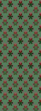 Çiçek kompozisyonu, el boyası, hassas şablon. Yeşil ve gri renkte manzaralı çiçek deseni. Sevgililer günü ve tebrik kartı konsepti için şık bir davetiye. Üst görünüm, yumuşak biçim.