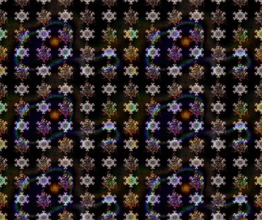 Tekrar eden çiçek arkaplanı, zarif siyah çiçek duvar kağıdı. Siyah renkler üzerine çiçek desenli çizimler, el yapımı papatyalar, papatyalar..