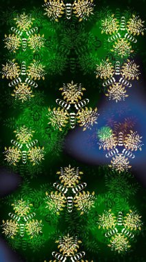 Yeşil renkli çiçekler. Nazik, narin çiçek arkaplanı. Raster çiçek desenli ve çiçekli..