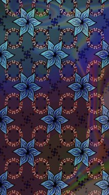 Güzel suluboya yaz çiçekleri deseni..