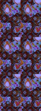 Ev dekoru. Paisley el çizimi elementler. Fantezi çiçekli eskiz deseni, doğal duvar kağıdı, çiçek desenli kıvrımlı illüstrasyon.