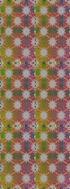 Vadinin çiçekleri kahverengi ve gri renklerde. Raster dikişsiz çiçek deseni.