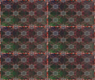 Raster abstract pattern page for antistress. Raster illustration. On gray and brown colors.