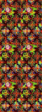 Parlak elementlerin. El çizimi Raster çizimi. Çizim çiçek deseni duvar kağıdı, web sitesi arkaplanı, paket kağıdı, davetiye, broşür, pankart veya web sitesi için kullanılabilir.