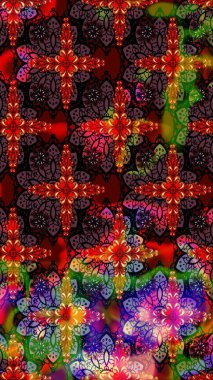 Yatak çarşafları, ceket, paket tasarımı, kumaş ve moda kavramları için tekstil baskısı. Çiçekleri, deniz kabukları, mandalaları ve suluboya efektleriyle donanma geçmişi. Çizim kalıbı etnik tasarım.