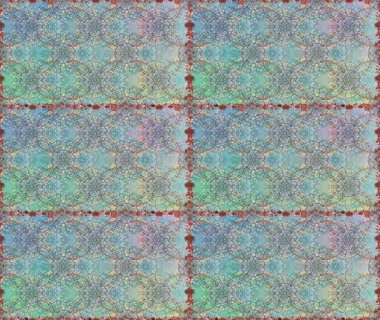 Motley illüstrasyonu. Küçük çiçekte güzel bir desen. Küçük renkli çiçekler. Moda baskıları için zarif bir şablon. Tarafsız ve mavi çiçekli bahar çiçekleri.