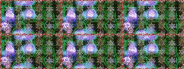 Güzel karalama çiçekleri olan kusursuz çiçek desenleri. Güzel kumaş deseni. Raster illüstrasyonu. Küçük çiçekte sevimli çiçek deseni var..