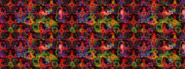 Modern gelişim kahverengi ve siyah raster arka plan duvar kağıdı çizimi klasik çizgili desenli desenli çiçekler, çiçekli süsler. Çiçekli el çizimi çizimi deseni.