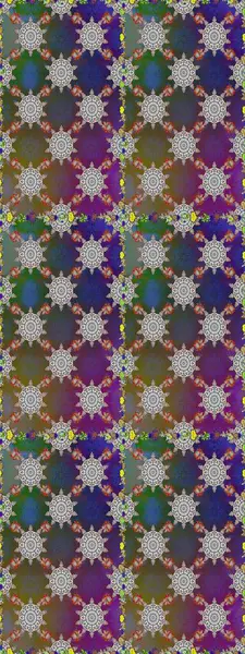 Raster illüstrasyonu. Kusursuz çiçek deseni duvar kâğıdı olarak kullanılabilir. Gri ve kahverengi renkte çiçekler.