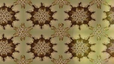 Renkli unsurlarla hareketli arka plan görüntüleri. Çiçekler. Eski model. Bayrak tarzı. Video kaydı. Şablon. Döngü. Kusursuz..