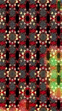 Renkli unsurlarla hareketli arka plan görüntüleri. Çiçekler. Eski model. Bayrak tarzı. Video kaydı. Şablon. Döngü. Kusursuz.. 