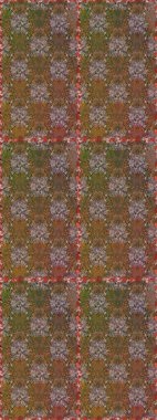 Bahar çiçekli, dikişsiz, sevimli çiçek deseni. Raster illüstrasyonu. Güzel kumaş deseni.