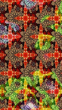 Raster kına dövme tarzı. Hint çiçek desenli madalyon desen. Etnik Mandala süsleme. Tekstil, tebrik kartı, boyama kitabı, telefon durumda yazdırma için kullanılabilir.