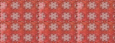 Çiçekli el, pürüzsüz desen çizmiş. Modern gelişim pembe ve kahverengi raster arka plan duvar kâğıdı illüstrasyonu klasik çizgili iz sürme desenli çiçekler, çiçekli süsler.