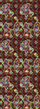 Chichi 'nin kumaş kalıbını çiz. Düz Çiçek Elementleri Tasarımı. Çiçek deseni. Raster illüstrasyonu. Renkli Bahar Teması çizim şablonu.