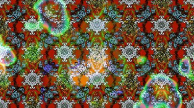 Sevimli çiçek raster deseni. Kahverengi renkli çiçekler. Sketch Colour Spring Theme eskiz kalıbı. Düz Çiçek Elementleri Tasarımı.