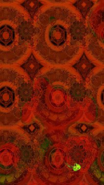 Motley illüstrasyonu. Küçük çiçekte güzel bir desen. Kahverengi ve kırmızı çiçekli bahar çiçekleri. Küçük renkli çiçekler. Moda baskıları için zarif bir şablon.