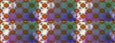 Raster düz çiçekleri pürüzsüz desen. Hediye ambalaj kağıdı, tebrik kartları, posterler ve pankart tasarımı. Kahverengi ve nötr renkte çiçekler.