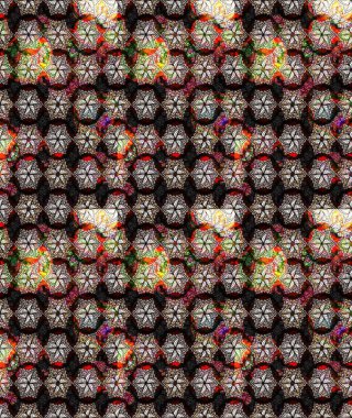 Hediye ambalaj kağıdı, tebrik kartları, posterler ve pankart tasarımı. Siyah renkli çiçekler. Raster düz çiçek çizim deseni.