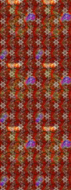 Düz Çiçek Elementleri Tasarım Raster illüstrasyonu. Renkli çiçekler. Renkli Bahar temalı eskiz modeli. Çiçekli çiçek deseni, suluboya..