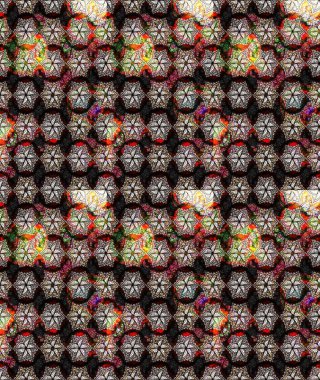 Hediye ambalaj kağıdı, tebrik kartları, posterler ve pankart tasarımı. Siyah renkli çiçekler. Raster düz çiçek çizim deseni.