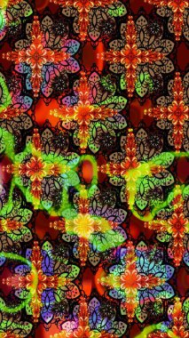 Düz Çiçek Elementleri Tasarımı. Çiçek desenli eskiz, yaz çiçekleri. Siyah ve kahverengi renkte çiçekler. Renkli Bahar Teması çizim şablonu.