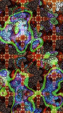 Zentangle soyut çiçekleri. Renkli Bahar Teması eskiz kalıbı. Raster illüstrasyonu. Güzel kumaş deseni. Düz Çiçek Elementleri Tasarımı. Çiçek tozu..