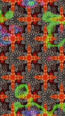 Renkli Bahar Teması eskiz kalıbı. Çiçekli eskiz arkaplanı. Çocuk stili. Düz Çiçek Elementleri Tasarımı.