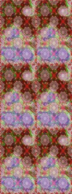 Tekstil, tebrik kartı, boyama kitabı, telefon kılıfı baskısı için kullanılabilir. Kızılderili desenli desenli desenli şal deseni. Etnik Mandala süsü. Raster Henna dövme stili.