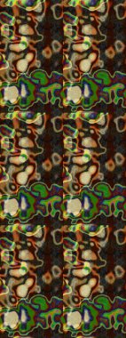 Küçük çiçekli basit bir çiçek çizimi. Raster illüstrasyonu. Moda baskısı, albüm, ambalaj kağıdı ve duvar kağıdı için zarif dekoratif süslemeler. Renklerde sevimli çiçekler.