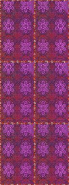 Kızılderili desenli desenli desenli şal deseni. Raster Henna dövme stili. Etnik Mandala süsü. Tekstil, tebrik kartı, boyama kitabı, telefon kılıfı baskısı için kullanılabilir.