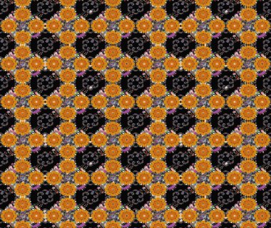 Anti-stres için soyut örnek sayfası. Siyah renklerde. Raster illüstrasyonu.