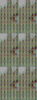 Çiçeksel çizim kalıbının yansıması. Vadinin gri renkli çiçekleri.