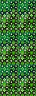 Düz Çiçek Elementleri Tasarımı. Yeşil renkli çiçekler. Renkli Yaz Temalı eskiz kalıbı. Raster illüstrasyonunda çiçek deseni çizimi.