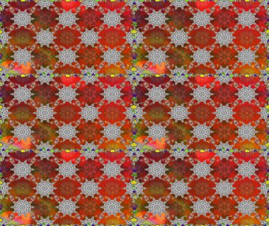 Üretim, duvar kağıdı, baskı, hediye paketi ve scrapbooking Tekstil veya kitap için çiçek sorunsuz arka plan kapsar. Raster resim. Küçük ölçekli çiçek basit şirin desen.