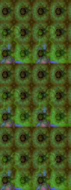 Raster illüstrasyonundaki çiçek desenli çizim. Renkli Bahar Teması eskiz kalıbı. Düz Çiçek Elementleri Tasarımı. Süslü kumaş deseni.