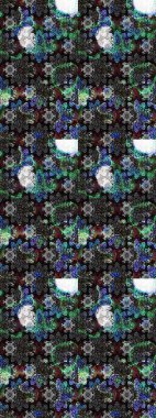 Raster hisseleri. Gri üzerine çiçekler. Eskiz arkaplan modeli. Suluboya, elle çizilmiş.